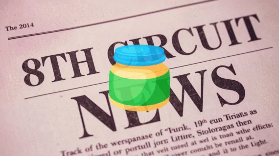 8th Circuit Baby Food Autism News headline featuring heavy metals risk