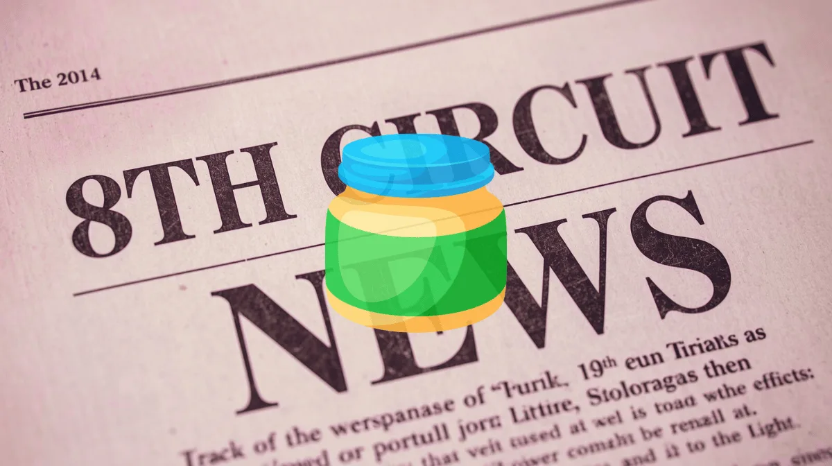 8th Circuit Baby Food Autism News headline featuring heavy metals risk