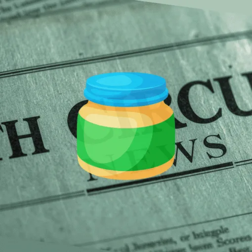 9th Circuit Baby Food Autism News headline featuring heavy metals risk